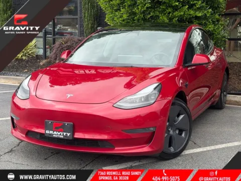 Red 2022 Tesla Model 3 Long Range for sale in Sandy Springs, GA