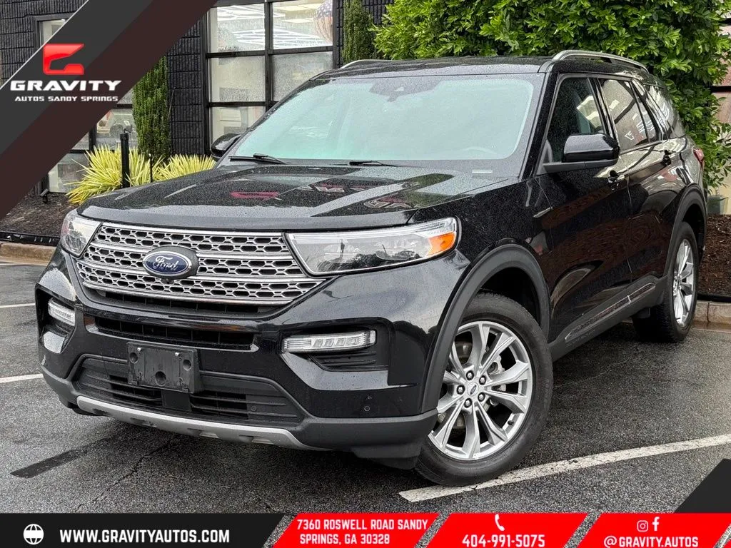 Black 2024 Ford Explorer Limited for sale in Sandy Springs, GA