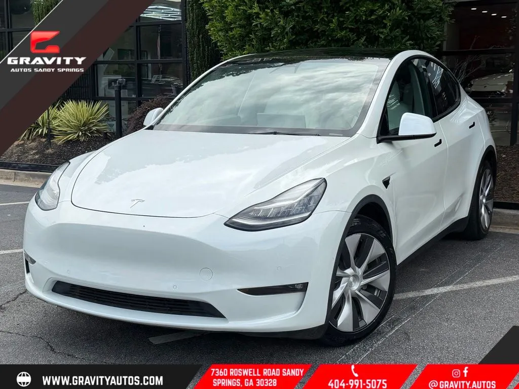 White 2021 Tesla Model Y Long Range for sale in Sandy Springs, GA