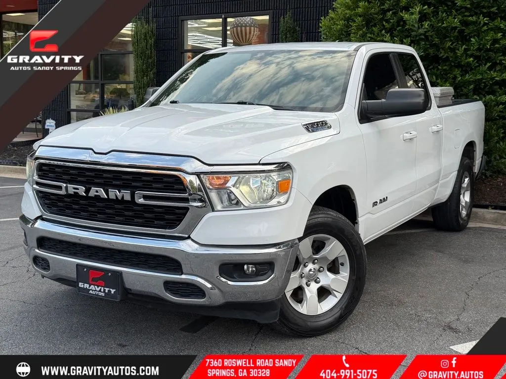 White 2022 Ram 1500 Big Horn/Lone Star for sale in Sandy Springs, GA