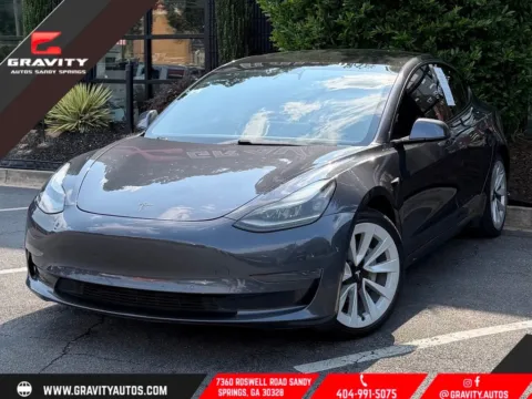 Black 2021 Tesla Model 3 Standard Range Plus for sale in Sandy Springs, GA