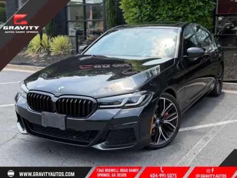 Black 2023 BMW 5 Series 530i for sale in Sandy Springs, GA
