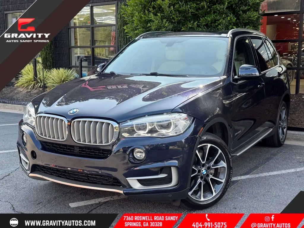 Blue 2017 BMW X5 xDrive35i for sale in Sandy Springs, GA
