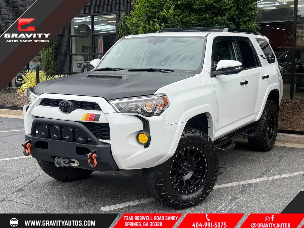 White 2017 Toyota 4Runner TRD Off-Road Premium for sale in Sandy Springs, GA