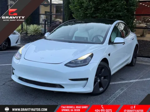 White 2021 Tesla Model 3 Standard Range Plus for sale in Sandy Springs, GA