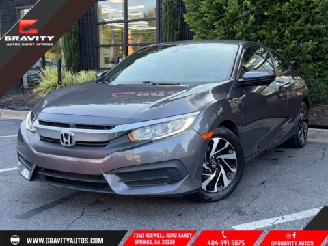 Gray 2018 Honda Civic LX for sale in Sandy Springs, GA