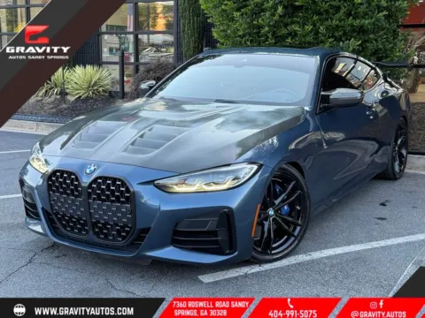 Blue 2021 BMW 4 Series M440i xDrive for sale in Sandy Springs, GA