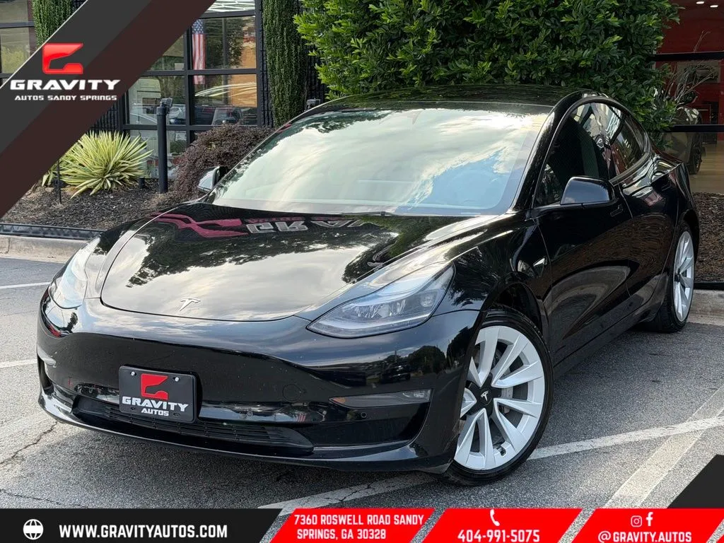 Black 2022 Tesla Model 3 Long Range for sale in Sandy Springs, GA