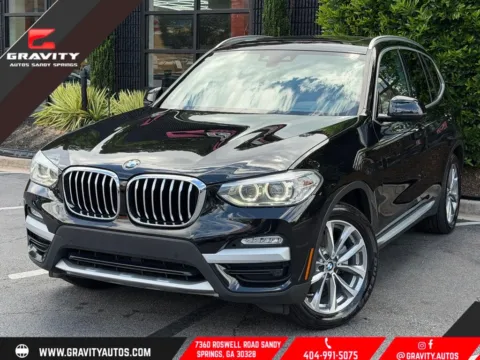 Black 2019 BMW X3 sDrive30i for sale in Sandy Springs, GA