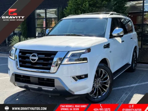 White 2022 Nissan Armada Platinum for sale in Sandy Springs, GA