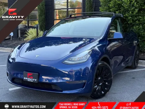 Blue 2021 Tesla Model Y Long Range for sale in Sandy Springs, GA