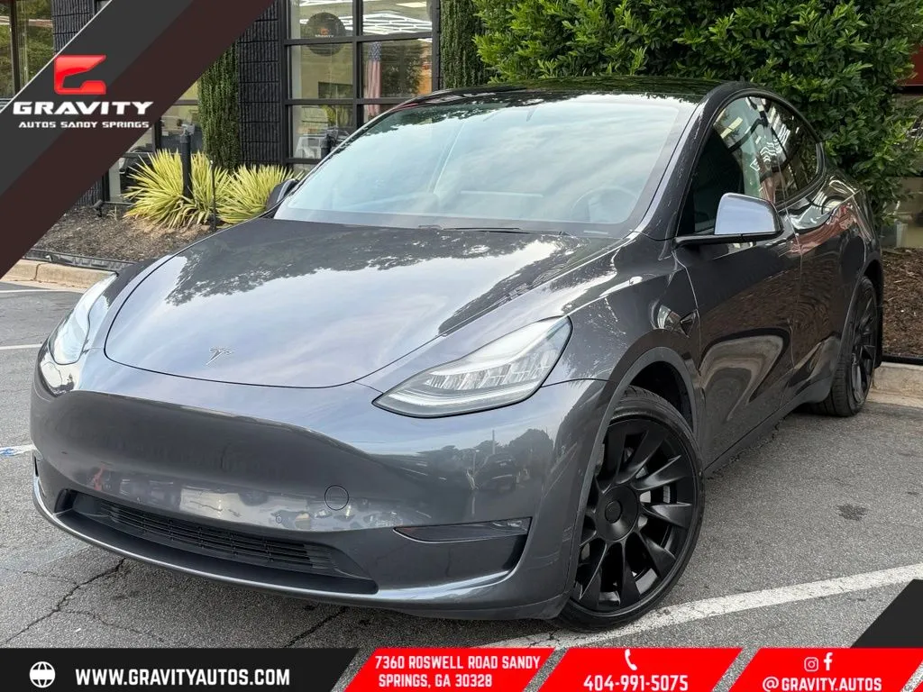 Silver 2020 Tesla Model Y Long Range for sale in Sandy Springs, GA