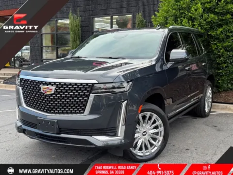 Gray 2022 Cadillac Escalade Premium Luxury for sale in Sandy Springs, GA