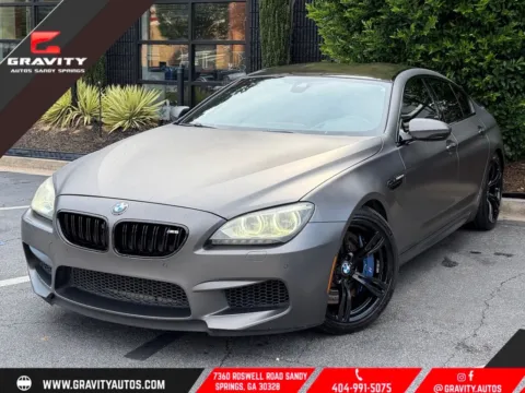 Black 2014 BMW M6 Gran Coupe for sale in Sandy Springs, GA