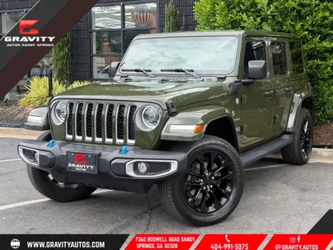 Green 2023 Jeep Wrangler Sahara 4xe for sale in Sandy Springs, GA