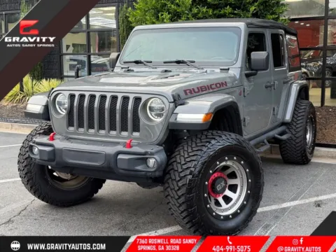 Gray 2018 Jeep Wrangler Unlimited Rubicon for sale in Sandy Springs, GA