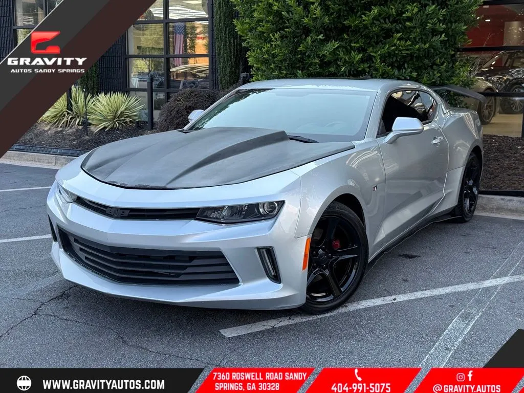Silver 2018 Chevrolet Camaro 1LT for sale in Sandy Springs, GA