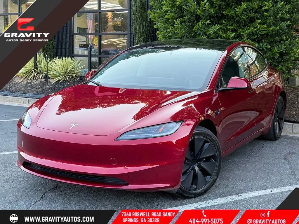 Red 2025 Tesla Model 3 Long Range for sale in Sandy Springs, GA