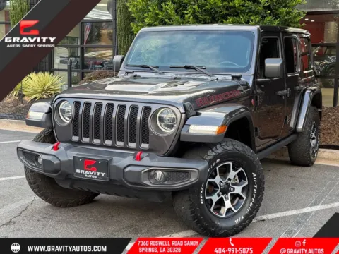 Gray 2021 Jeep Wrangler Unlimited Rubicon for sale in Sandy Springs, GA