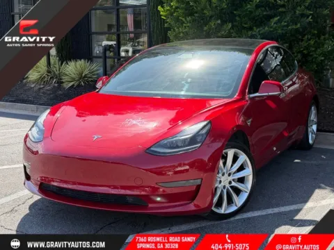 Red 2020 Tesla Model 3 Standard for sale in Sandy Springs, GA