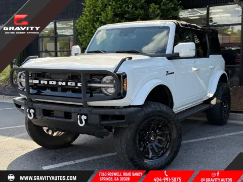 White 2022 Ford Bronco Outer Banks for sale in Sandy Springs, GA