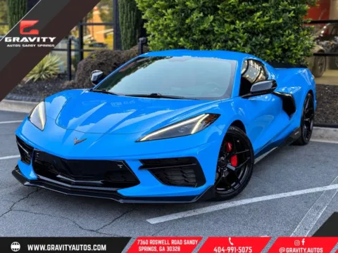 Blue 2021 Chevrolet Corvette Stingray for sale in Sandy Springs, GA