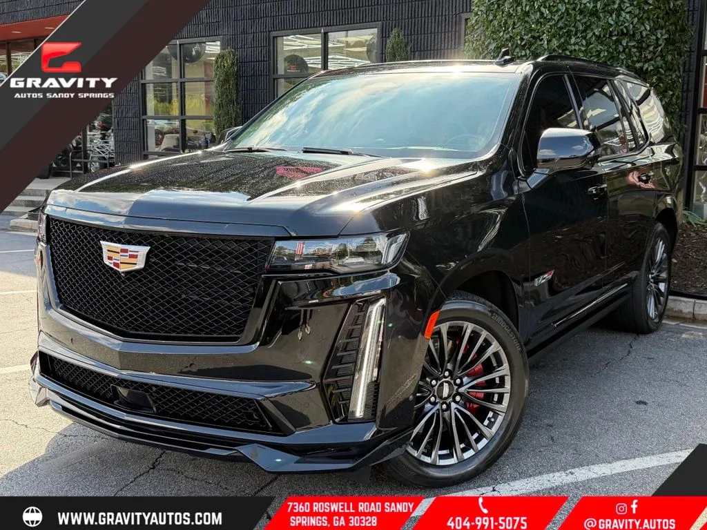 Black 2023 Cadillac Escalade V-Series for sale in Sandy Springs, GA