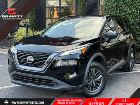 Black 2021 Nissan Rogue S for sale in Sandy Springs, GA