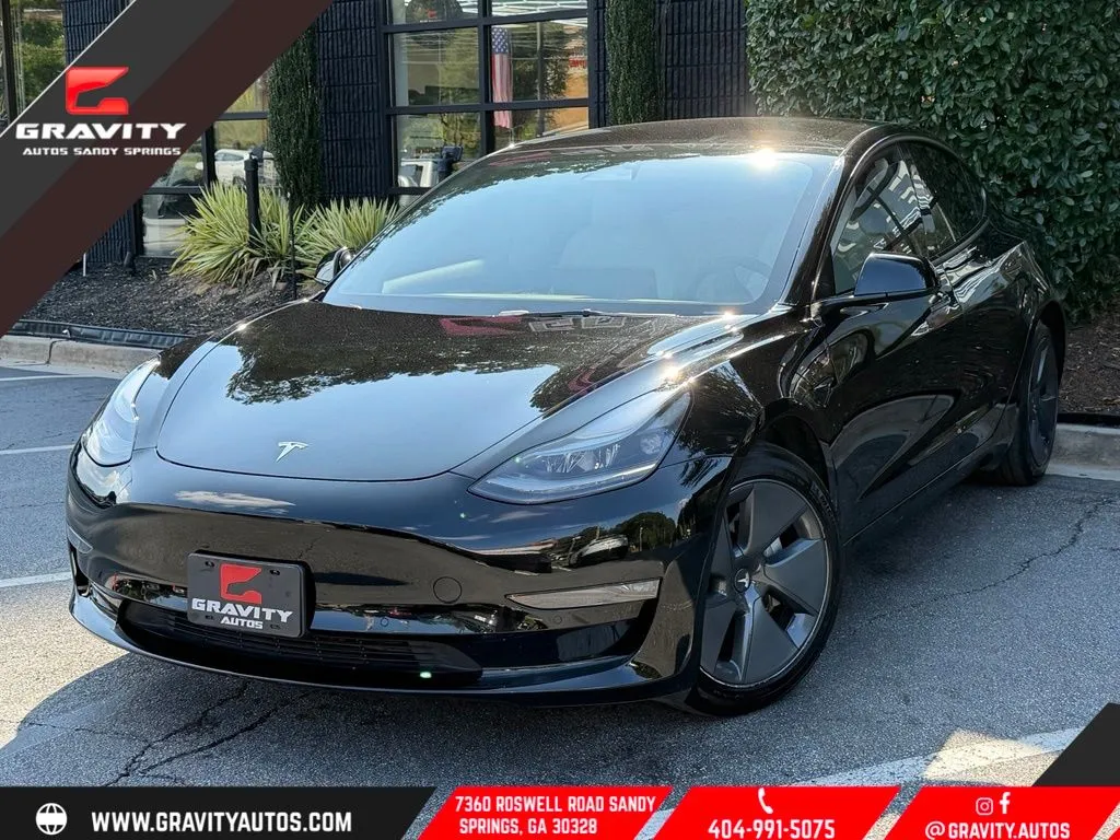 Black 2022 Tesla Model 3 Long Range for sale in Sandy Springs, GA
