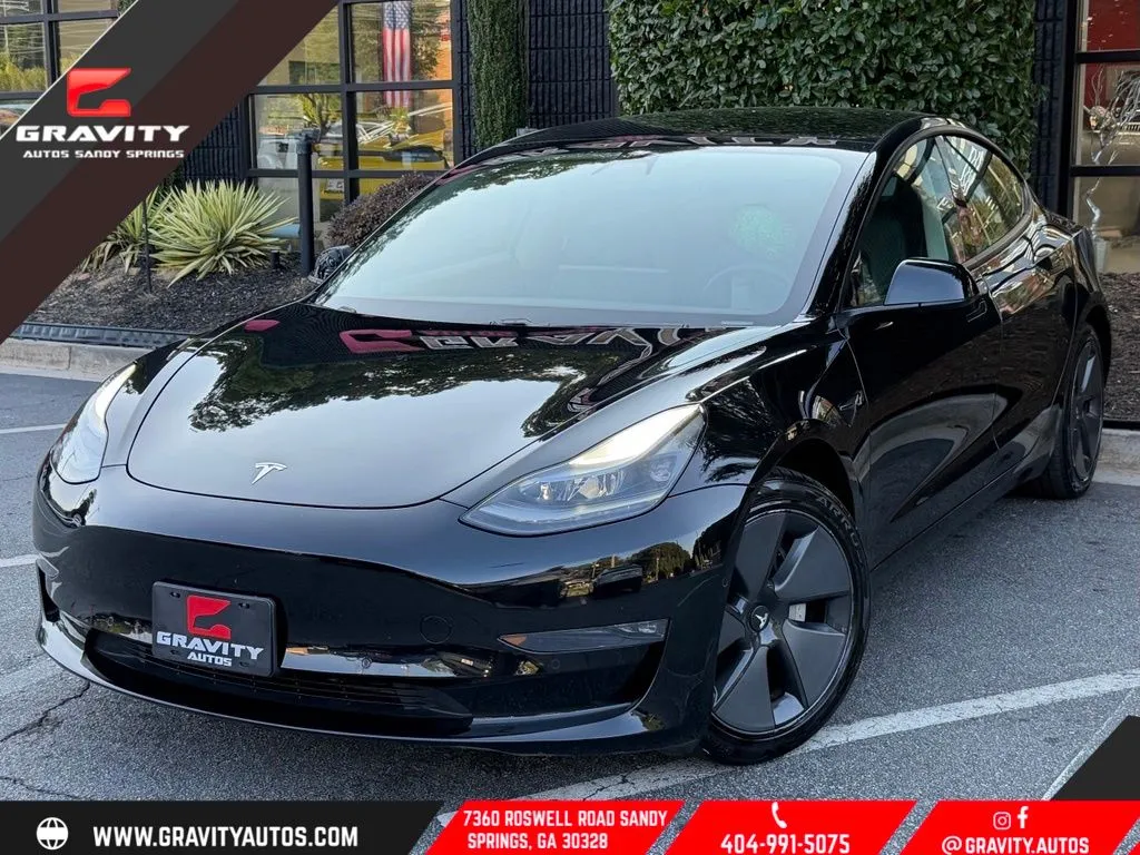Black 2021 Tesla Model 3 Long Range for sale in Sandy Springs, GA