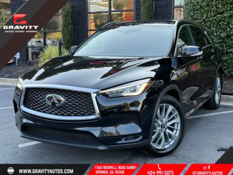 Black 2023 INFINITI QX50 LUXE for sale in Sandy Springs, GA