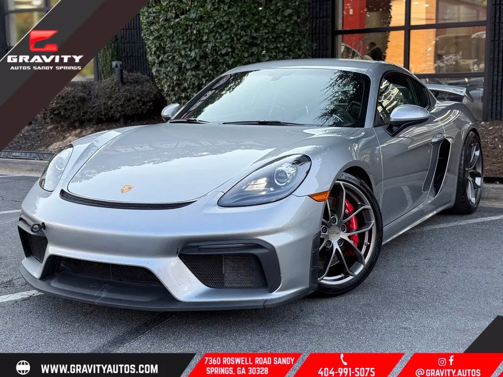 Silver 2021 Porsche 718 Cayman GT4 for sale in Sandy Springs, GA