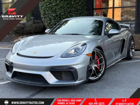 Silver 2021 Porsche 718 Cayman GT4 for sale in Sandy Springs, GA