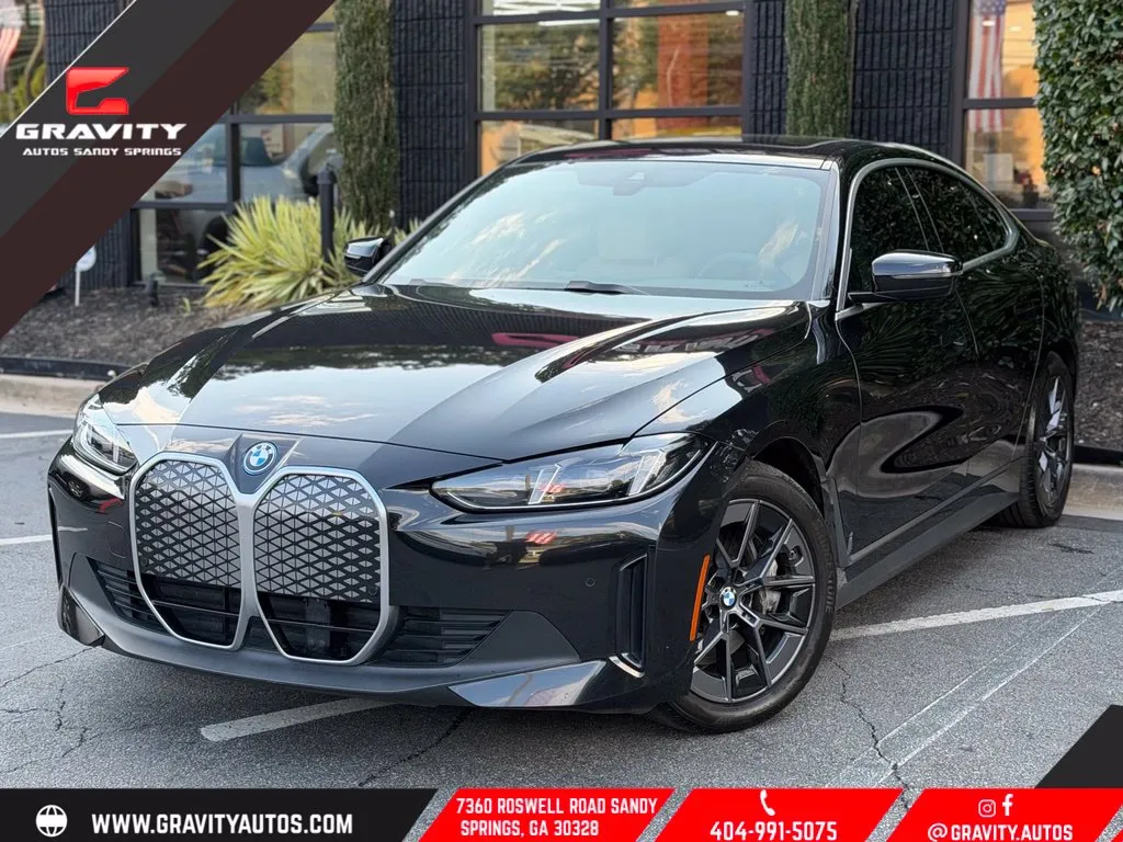Black 2025 BMW i4 eDrive40 for sale in Sandy Springs, GA