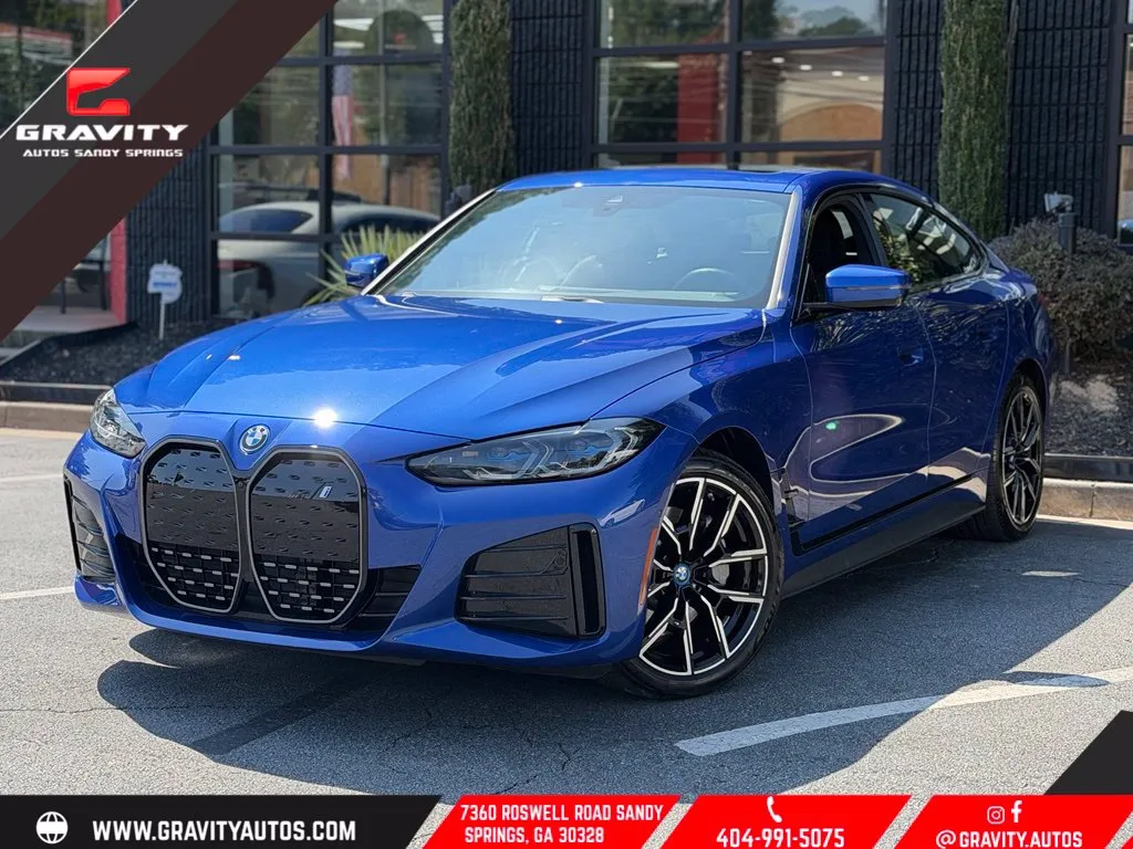 Blue 2023 BMW i4 eDrive40 for sale in Sandy Springs, GA