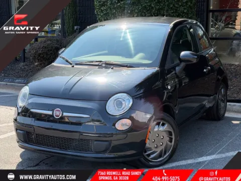 Black 2012 Fiat 500 Pop for sale in Sandy Springs, GA