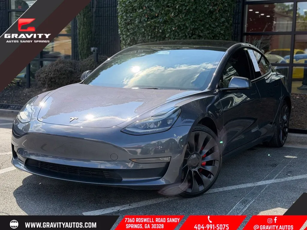 Silver 2023 Tesla Model 3 Performance for sale in Sandy Springs, GA