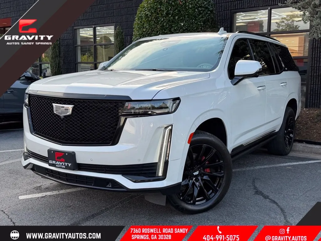 White 2021 Cadillac Escalade Premium Luxury Platinum for sale in Sandy Springs, GA