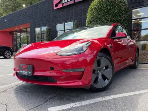 Photos of 2021 Tesla Model 3 Standard Range Plus for sale in Sandy Springs, GA at Gravity Autos Sandy Springs
