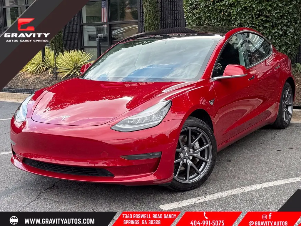 Red 2018 Tesla Model 3 Long Range for sale in Sandy Springs, GA