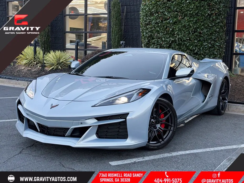 Silver 2024 Chevrolet Corvette Z06 for sale in Sandy Springs, GA