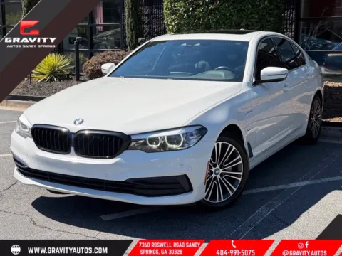 White 2019 BMW 5 Series 530e iPerformance for sale in Sandy Springs, GA