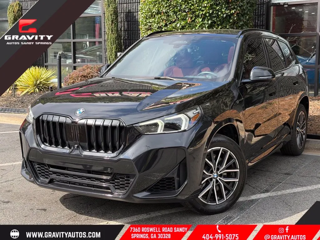 Black 2023 BMW X1 xDrive28i for sale in Sandy Springs, GA