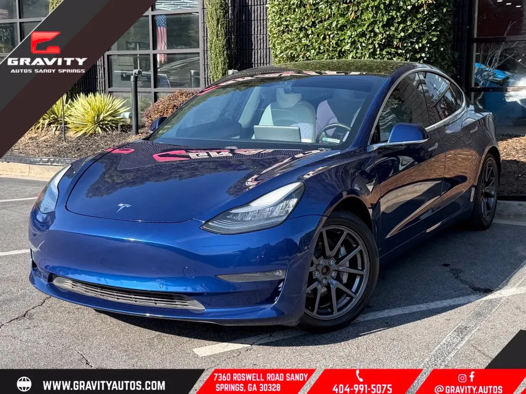 Blue 2020 Tesla Model 3 Long Range for sale in Sandy Springs, GA