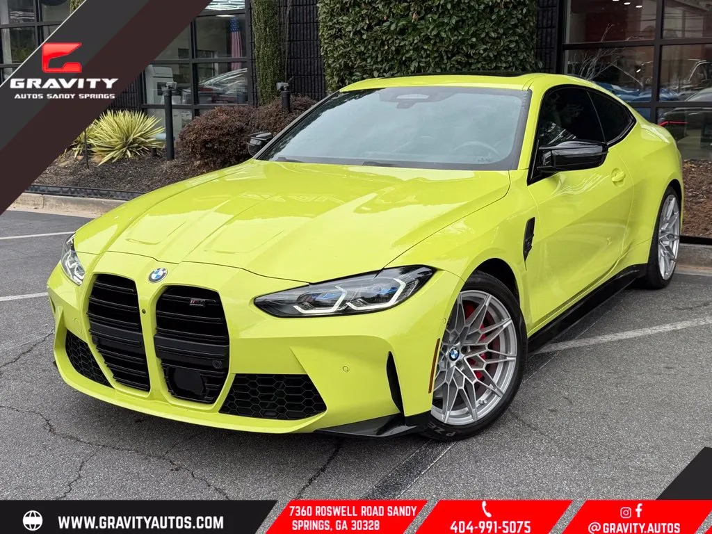 Yellow 2024 BMW M4 Competition for sale in Sandy Springs, GA