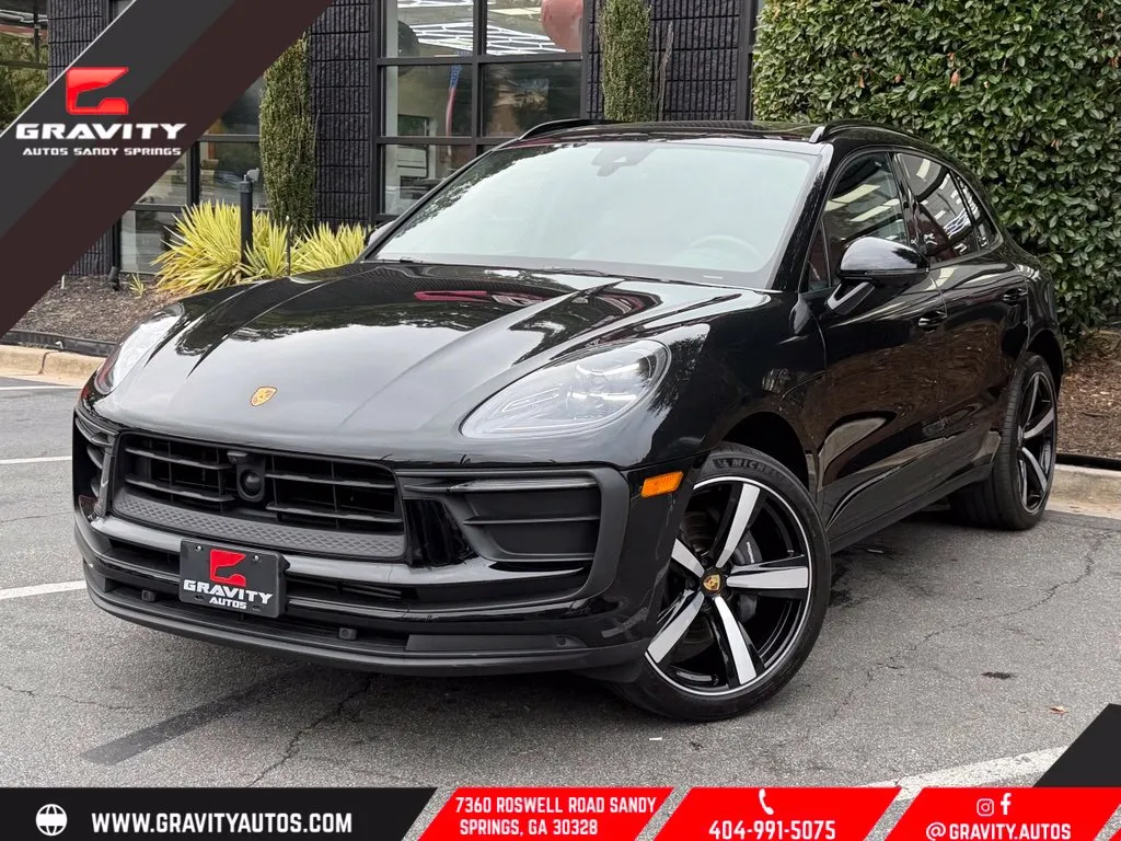 Black 2023 Porsche Macan for sale in Sandy Springs, GA