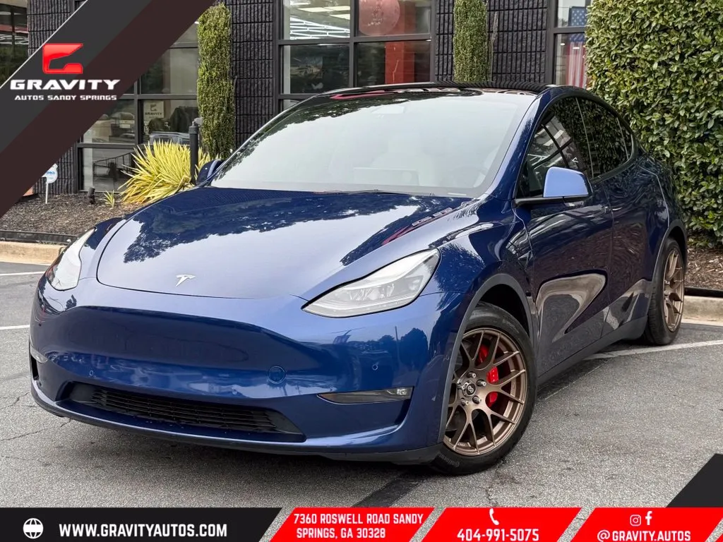 Blue 2022 Tesla Model Y Performance for sale in Sandy Springs, GA