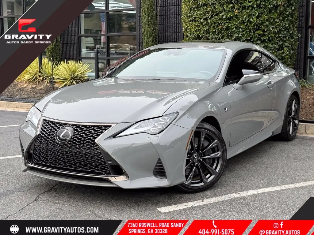 Gray 2023 Lexus RC 350 F Sport for sale in Sandy Springs, GA