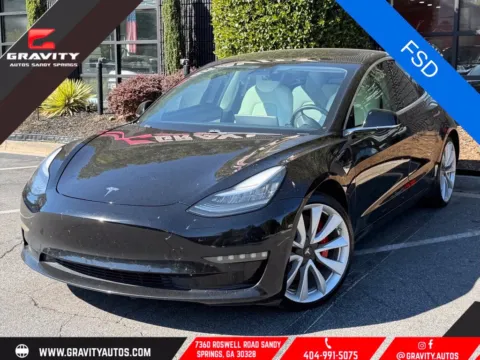 Black 2019 Tesla Model 3 Performance for sale in Sandy Springs, GA