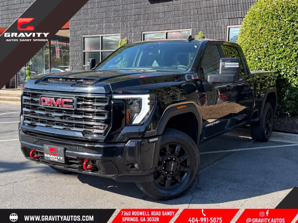 Black 2025 GMC Sierra 2500 HD AT4 for sale in Sandy Springs, GA